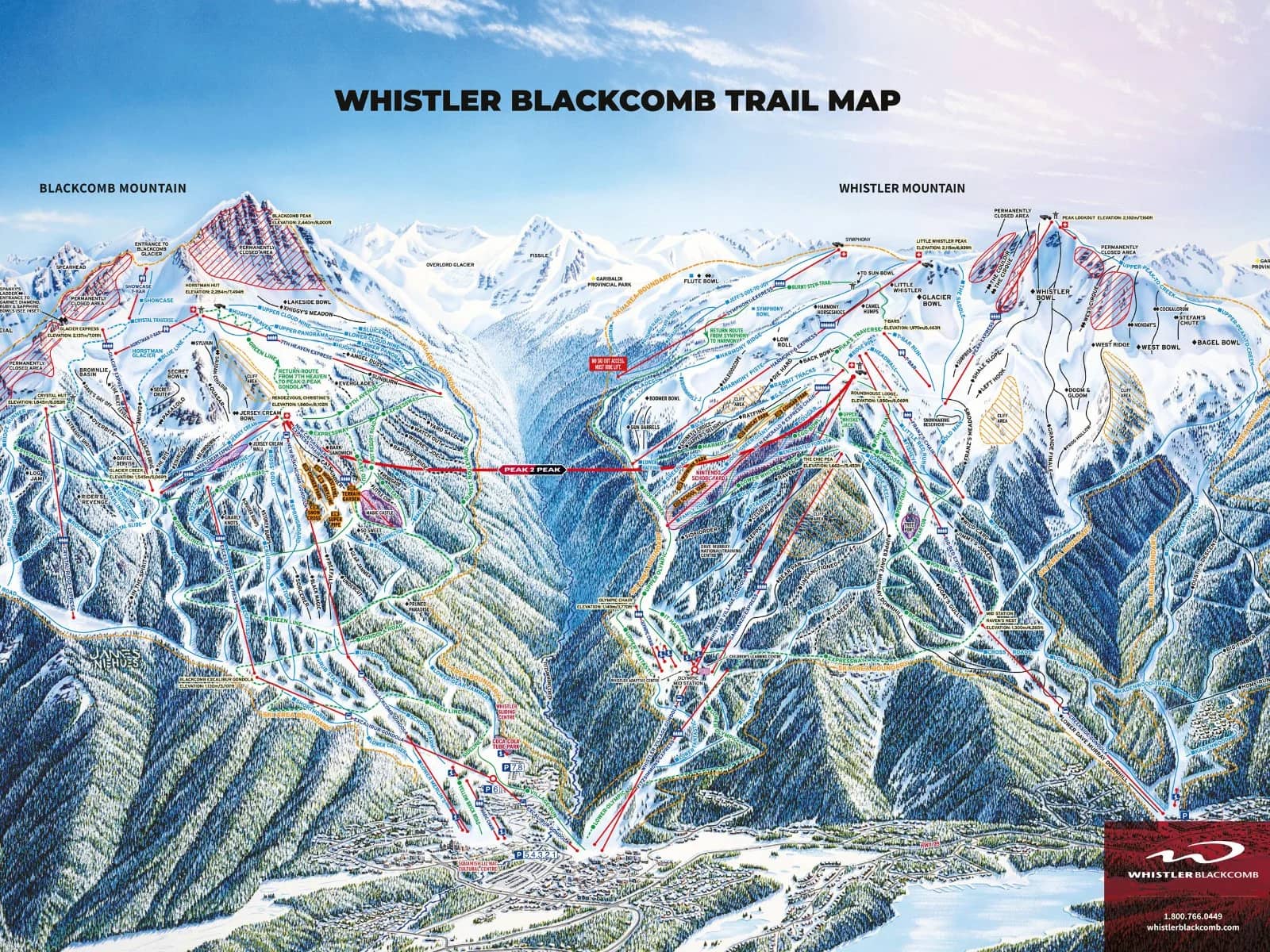 Whistler Blackcomb ski resort, Canada 3