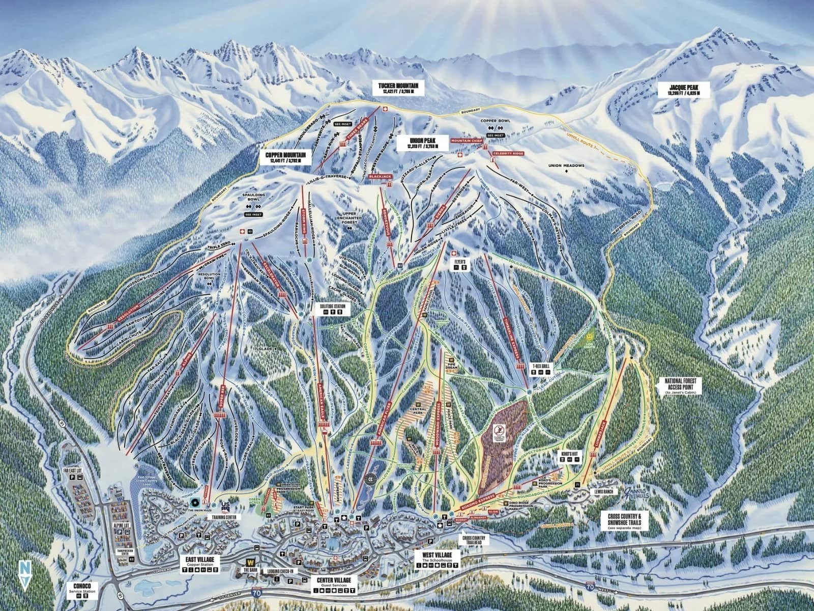Copper Mountain ski resort, United States 3