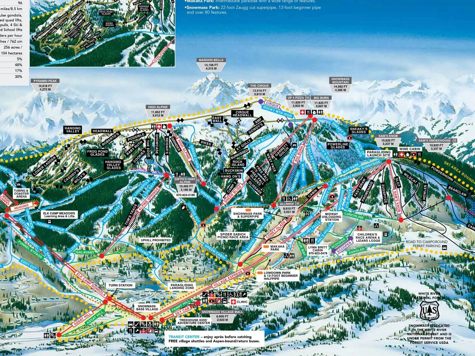 Aspen Snowmass ski resort, United States 3
