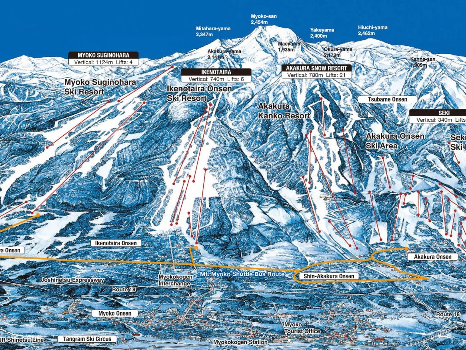 Myoko Kogen ski resort, Japan 3