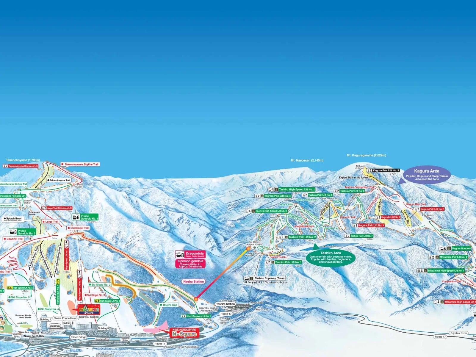 Mt. Naeba Kagura ski resort, Japan 3
