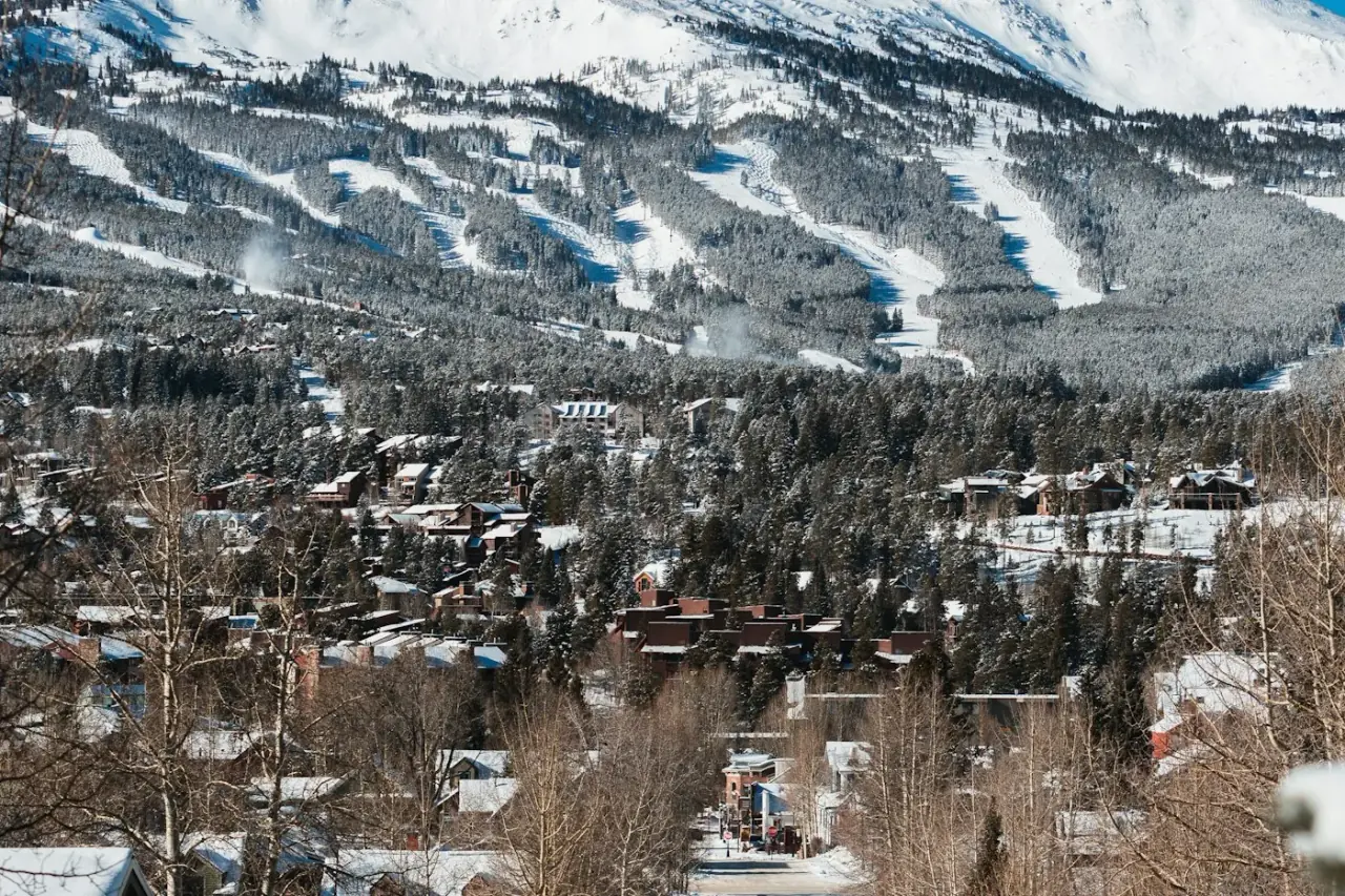 Ski towns at the foot of the lifts make it easy to be first on the snow.